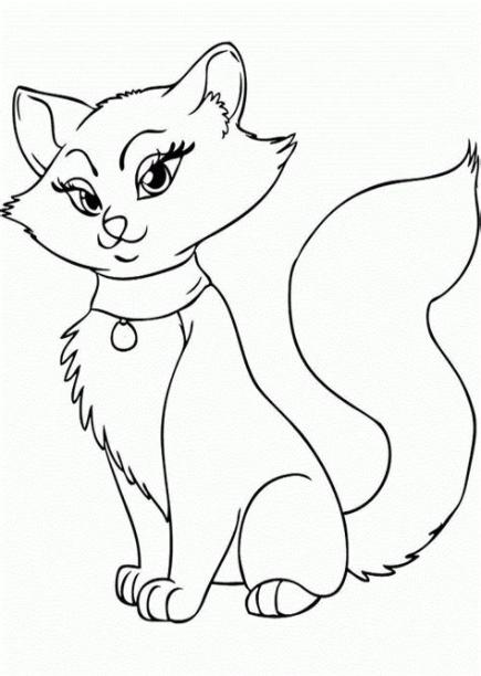 Gatos para colorear - Dibujos para colorear | Tutorial de: Dibujar y Colorear Fácil, dibujos de Un Gato Con Lineas, como dibujar Un Gato Con Lineas para colorear