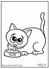 Dibujos de gatos para colorear -Manualidades Infantiles: Dibujar y Colorear Fácil, dibujos de Un Gato De Pie, como dibujar Un Gato De Pie para colorear
