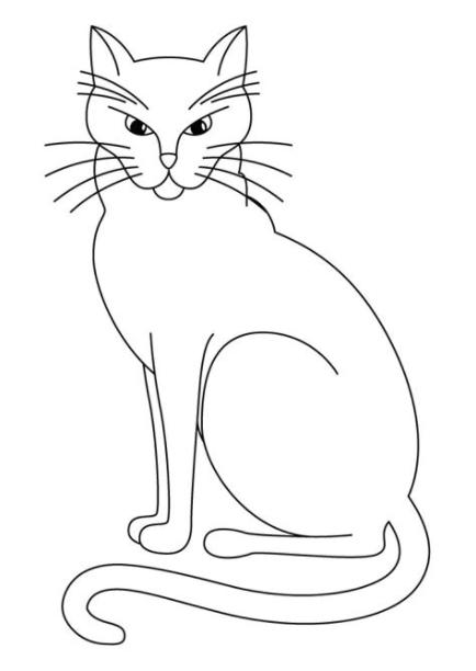 89 Dibujos de gatos para imprimir y colorear | Colorear: Aprende como Dibujar y Colorear Fácil, dibujos de Un Gato Furry, como dibujar Un Gato Furry para colorear e imprimir