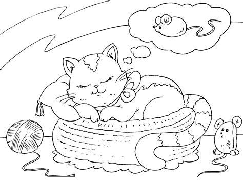 Gato durmiendo para imprimir | ParaCOLOREAR.net: Aprende a Dibujar y Colorear Fácil con este Paso a Paso, dibujos de Un Gato Gordo, como dibujar Un Gato Gordo para colorear