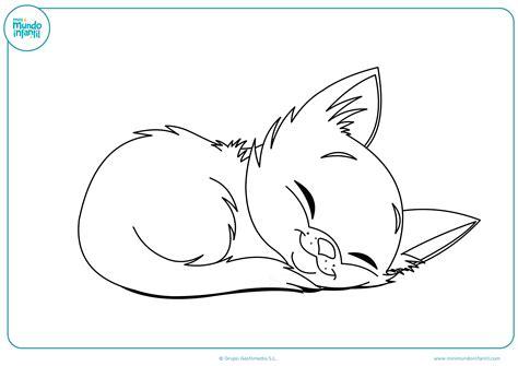 Dibujos de gatos para imprimir y colorear - Mundo Primaria: Aprende a Dibujar Fácil con este Paso a Paso, dibujos de Un Gato Infantil, como dibujar Un Gato Infantil paso a paso para colorear