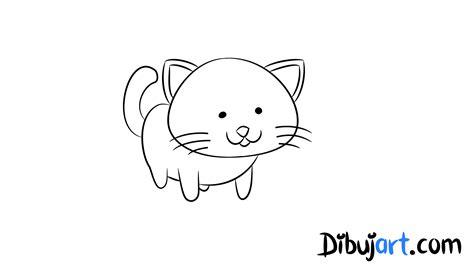Cómo dibujar una Gato paso a paso #6 — Serie de dibujos: Dibujar Fácil con este Paso a Paso, dibujos de Un Gato Sencillo, como dibujar Un Gato Sencillo para colorear
