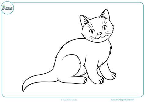 Dibujos de Animales Domésticos para Colorear Imprimir y: Dibujar Fácil, dibujos de Un Gato Sentado, como dibujar Un Gato Sentado para colorear e imprimir