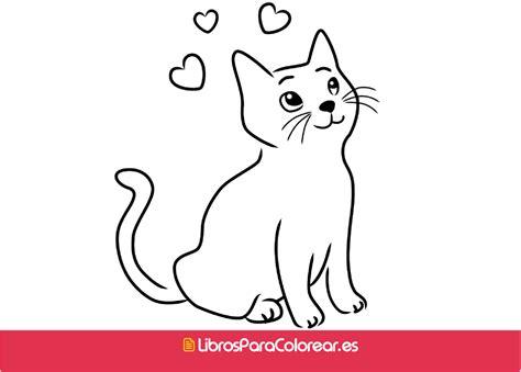 Dibujos de gatos para imprimir y colorear - Libros para: Aprende como Dibujar Fácil con este Paso a Paso, dibujos de Un Gato Simple, como dibujar Un Gato Simple para colorear e imprimir