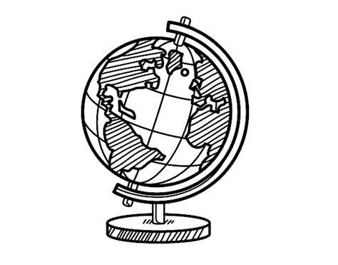 Dibujo de Un globo terráqueo pintado por en Dibujos.net: Dibujar Fácil con este Paso a Paso, dibujos de Un Globo Terraqueo En Una Esfera, como dibujar Un Globo Terraqueo En Una Esfera paso a paso para colorear
