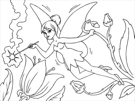 Hada del bosque volando para imprimir | ParaCOLOREAR.net: Aprende como Dibujar y Colorear Fácil con este Paso a Paso, dibujos de Un Hada Volando, como dibujar Un Hada Volando para colorear e imprimir