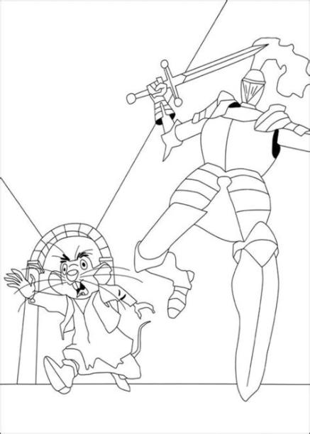 Dibujos para colorear: Despereaux: un pequeño gran héroe: Dibujar Fácil, dibujos de Un Heroe, como dibujar Un Heroe para colorear