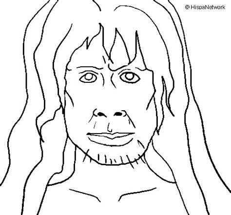 Dibujo de Homo Sapiens para Colorear - Dibujos.net: Aprender como Dibujar Fácil con este Paso a Paso, dibujos de Un Homosapien, como dibujar Un Homosapien para colorear e imprimir