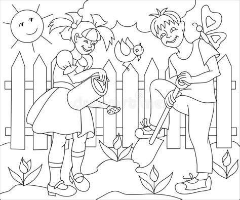 Como Dibujar Un Jardin Para Ninos: Aprender a Dibujar Fácil, dibujos de Un Jardin Para Niños, como dibujar Un Jardin Para Niños para colorear e imprimir