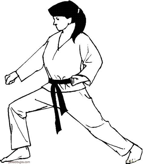 Dibujos de judo y kárate para colorear: Aprender a Dibujar y Colorear Fácil, dibujos de Un Judoka, como dibujar Un Judoka para colorear