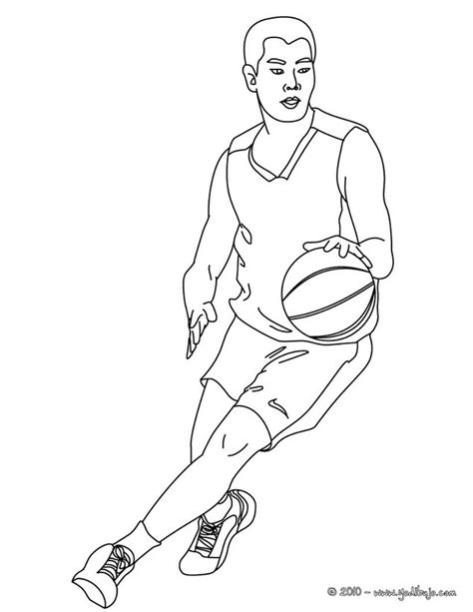 Dibujos para colorear un regate de un jugador de: Dibujar y Colorear Fácil, dibujos de Un Jugador De Baloncesto, como dibujar Un Jugador De Baloncesto paso a paso para colorear
