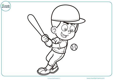 Dibujos de Béisbol para Colorear 【Descargar e Imprimir】: Dibujar Fácil, dibujos de Un Jugador De Beisbol, como dibujar Un Jugador De Beisbol para colorear e imprimir