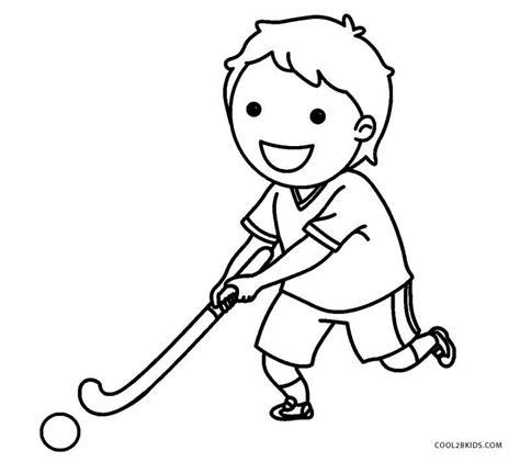 Dibujos de Hockey para colorear - Páginas para imprimir: Aprende como Dibujar y Colorear Fácil, dibujos de Un Jugador De Hockey, como dibujar Un Jugador De Hockey paso a paso para colorear