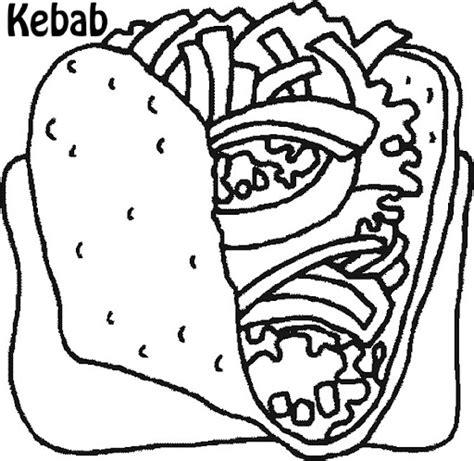 Dibujos De Kioscos Para Colorear: Aprende a Dibujar Fácil, dibujos de Un Kebab, como dibujar Un Kebab para colorear e imprimir