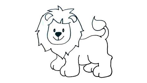 dibujar-un-leon - BelenCribs: Dibujar y Colorear Fácil con este Paso a Paso, dibujos de Un Leon Sencillo, como dibujar Un Leon Sencillo para colorear