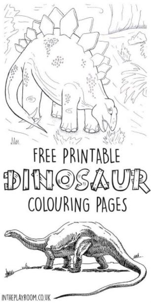 Dinosaurios Para Colorear – En La Sala De Juegos en 2020: Aprende como Dibujar y Colorear Fácil, dibujos de Un Libro Realista, como dibujar Un Libro Realista para colorear