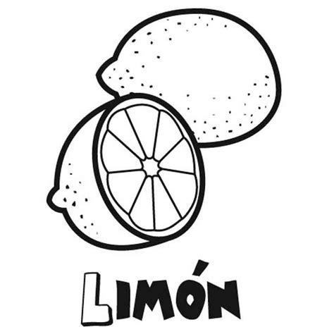 Dibujo para colorear de un limón: Aprende a Dibujar y Colorear Fácil, dibujos de Un Limon, como dibujar Un Limon para colorear