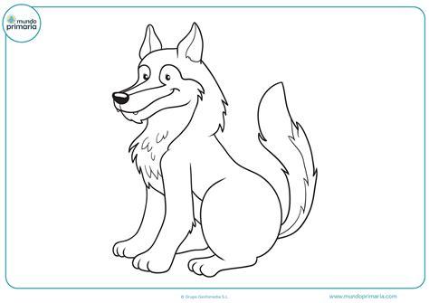 ⊛ Dibujos de Lobos para Colorear 【Fáciles de Imprimir】: Aprende como Dibujar Fácil con este Paso a Paso, dibujos de Un Lobito, como dibujar Un Lobito para colorear