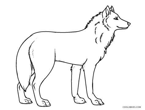 Dibujos de Lobos para colorear - Páginas para imprimir gratis: Aprender a Dibujar Fácil, dibujos de Un Lobo Animado, como dibujar Un Lobo Animado para colorear