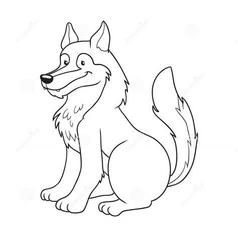 Galería de imágenes: Dibujos de lobos para colorear: Aprender a Dibujar y Colorear Fácil, dibujos de Un Lobo Infantil, como dibujar Un Lobo Infantil para colorear
