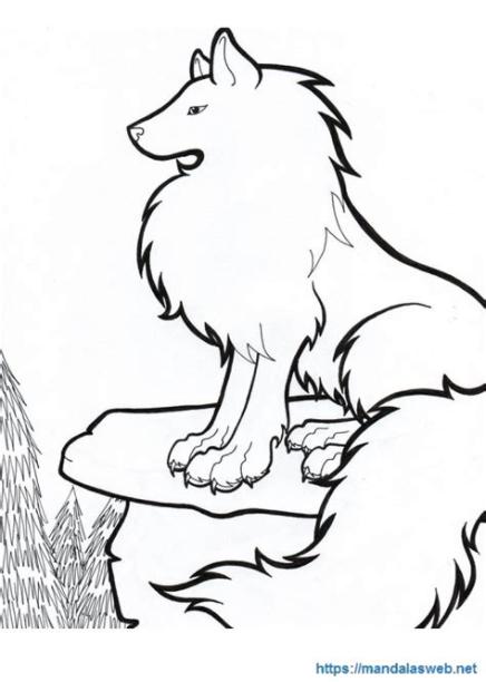 36 Mandalas y Dibujos de Lobos para Colorear 🥇【2020】: Dibujar Fácil, dibujos de Un Lobo Sencillo, como dibujar Un Lobo Sencillo para colorear