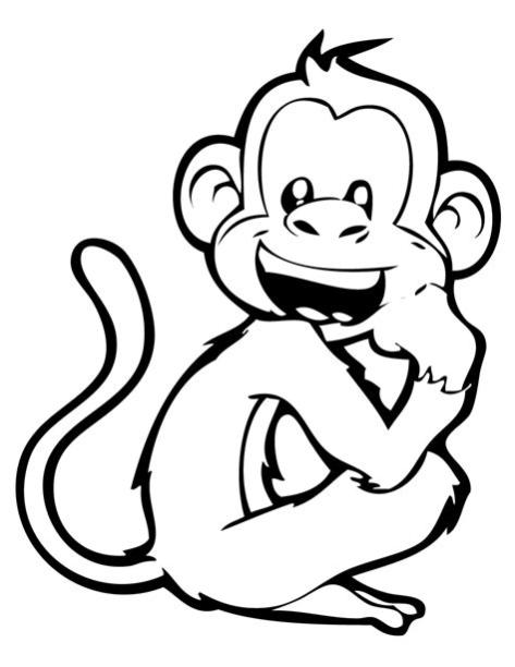Macaco para Colorir e Imprimir - Muito Fácil - Colorir e: Aprender como Dibujar Fácil con este Paso a Paso, dibujos de Un Macaco, como dibujar Un Macaco paso a paso para colorear