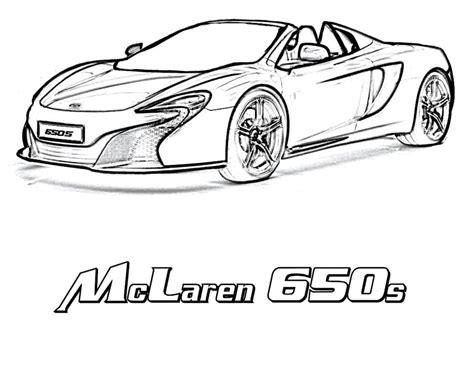 Dibujos para colorear: McLaren imprimible. gratis. para: Dibujar y Colorear Fácil, dibujos de Un Maclaren, como dibujar Un Maclaren paso a paso para colorear