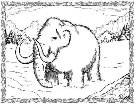 mamut-colorear | Páginas para colorear. La prehistoria: Aprender como Dibujar y Colorear Fácil, dibujos de Un Mamut Para Niños, como dibujar Un Mamut Para Niños paso a paso para colorear