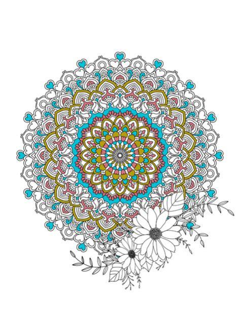 Mandala página para colorear descarga instantánea arte: Aprende a Dibujar Fácil, dibujos de Un Mandala En La Pared, como dibujar Un Mandala En La Pared para colorear e imprimir