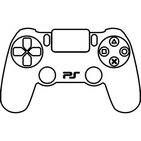 Mando PS4 - Iconos gratis de tecnología: Aprender a Dibujar Fácil, dibujos de Un Mando Ps4, como dibujar Un Mando Ps4 para colorear
