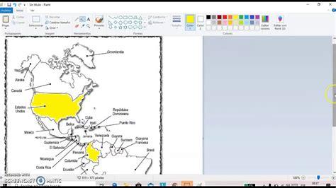 Cómo pintar un mapa en Paint - YouTube: Aprende a Dibujar Fácil, dibujos de Un Mapa En Word, como dibujar Un Mapa En Word para colorear e imprimir