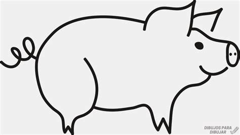 磊 Dibujos de cerdos【190】para dibujar: Dibujar y Colorear Fácil con este Paso a Paso, dibujos de Un Marranito, como dibujar Un Marranito paso a paso para colorear