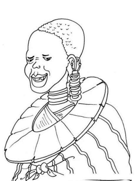 Imagenes de un africano para dibujar - Imagui: Dibujar Fácil, dibujos de Un Masai, como dibujar Un Masai paso a paso para colorear