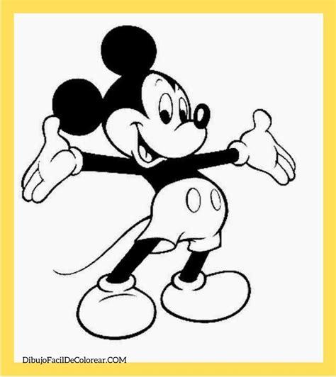 ᐈ 👨🏽‍🎨 Dibujo de Mickey Mouse para Colorear: Aprende como Dibujar Fácil, dibujos de Un Miki Maus, como dibujar Un Miki Maus paso a paso para colorear