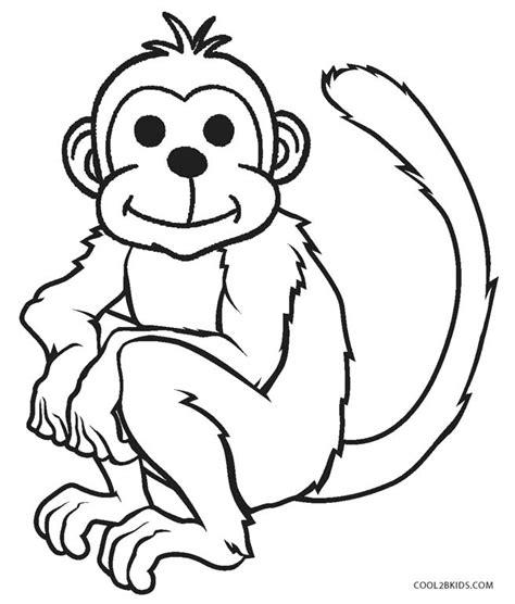 Dibujos de Mono para colorear - Páginas para imprimir gratis: Dibujar Fácil con este Paso a Paso, dibujos de Un Mono Realista, como dibujar Un Mono Realista paso a paso para colorear