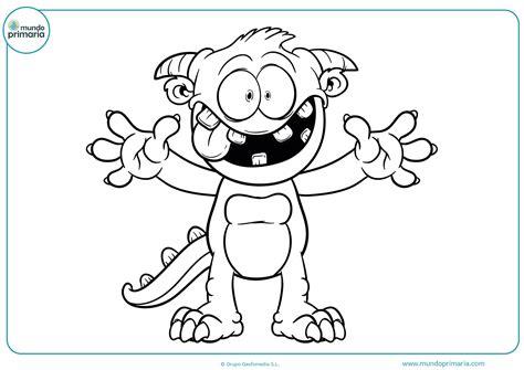 Dibujos de Monstruos para Colorear 【Terroríficos】: Dibujar y Colorear Fácil con este Paso a Paso, dibujos de Un Monstruo Para Niños, como dibujar Un Monstruo Para Niños para colorear e imprimir