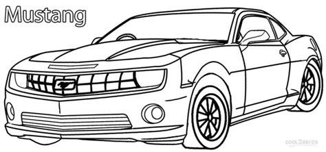 Dibujo de Mustang para colorear - Páginas para imprimir: Dibujar y Colorear Fácil, dibujos de Un Mustang, como dibujar Un Mustang para colorear