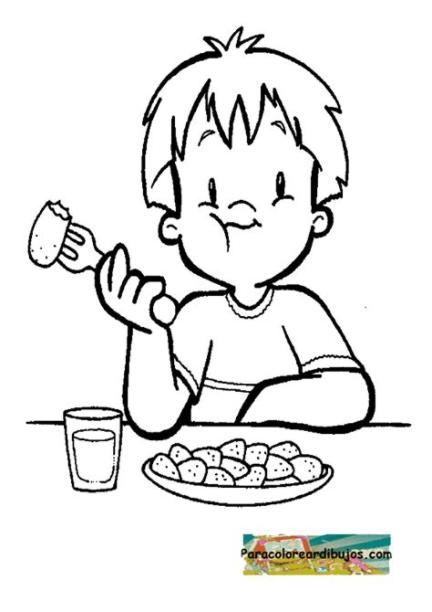Cómo dibujar Un Niño Comiendo 】 Paso a Paso Muy Fácil 2023 - Dibuja Fácil