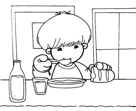 Niños comiendo imagenes para colorear - Imagui | Comics: Dibujar y Colorear Fácil con este Paso a Paso, dibujos de Un Niño Comiendo, como dibujar Un Niño Comiendo para colorear