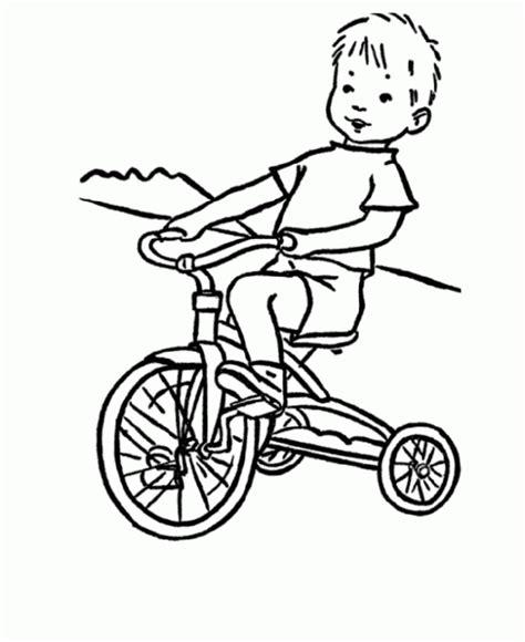 Dibujos Para Colorear De Ninos En Bicicleta - Para Colorear: Dibujar Fácil, dibujos de Un Niño Con Una Bicicleta, como dibujar Un Niño Con Una Bicicleta paso a paso para colorear