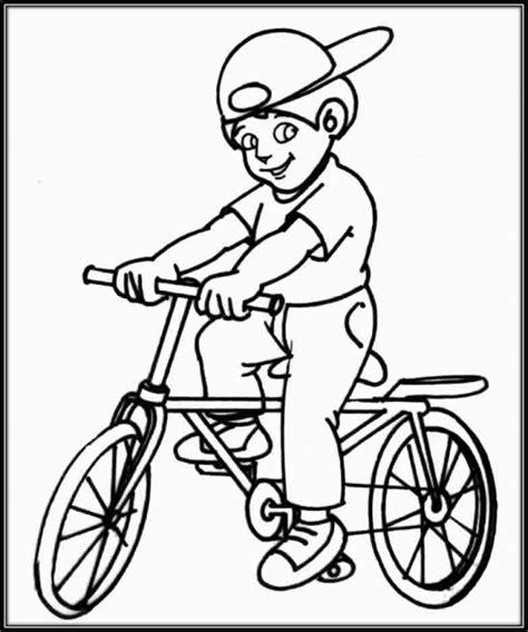 Dibujos de niños en bicicleta para colorear | Colorear: Aprender como Dibujar Fácil, dibujos de Un Niño Con Una Bicicleta, como dibujar Un Niño Con Una Bicicleta para colorear
