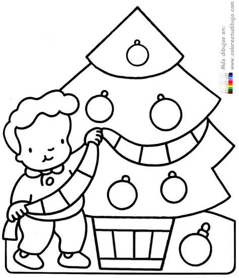COLOREA TUS DIBUJOS: Niño decorando árbol de navidad: Aprender como Dibujar Fácil, dibujos de Un Niño De Navidad, como dibujar Un Niño De Navidad para colorear