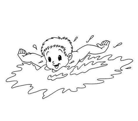Niño nadando para pintar - Imagui: Aprender a Dibujar Fácil, dibujos de Un Niño Nadando, como dibujar Un Niño Nadando paso a paso para colorear