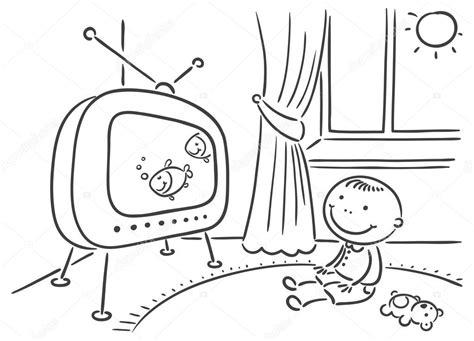 Imágenes: niños viendo television para colorear | niño: Aprende a Dibujar Fácil con este Paso a Paso, dibujos de Un Niño Viendo Televisión, como dibujar Un Niño Viendo Televisión para colorear e imprimir