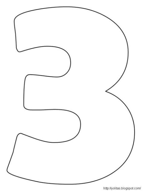 Numero 3 Dibujos Para Colorear - Dibujos Para Pintar: Dibujar y Colorear Fácil, dibujos de Un Numero 3, como dibujar Un Numero 3 para colorear