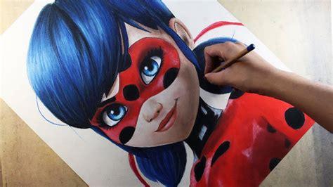 Speed Drawing: Ladybug (Miraculous Ladybug) | Diana Díaz: Aprender como Dibujar y Colorear Fácil, dibujos de Un Ojo Diana Diaz, como dibujar Un Ojo Diana Diaz para colorear