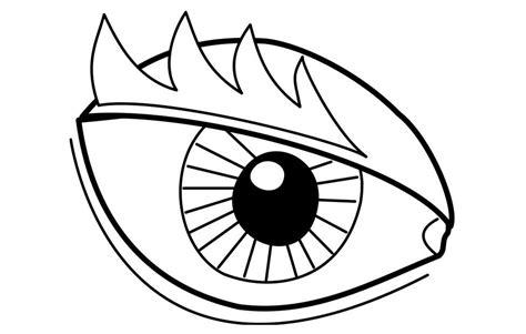 Dibujo para colorear ojo - Img 22719: Dibujar y Colorear Fácil con este Paso a Paso, dibujos de Un Ojo Morado, como dibujar Un Ojo Morado para colorear