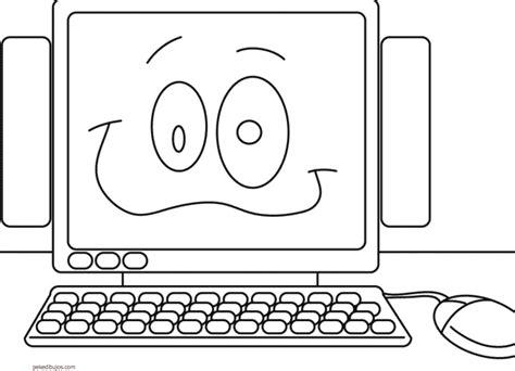 Dibujos de ordenadores y computadoras para colorear: Dibujar Fácil con este Paso a Paso, dibujos de Un Ordenador Para Niños, como dibujar Un Ordenador Para Niños para colorear