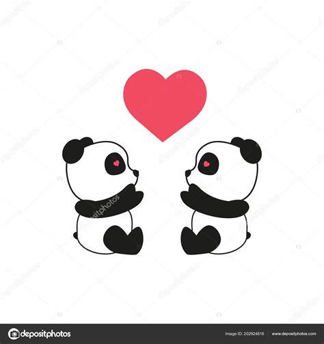 Dibujo Oso Panda Dos Pandas Con Corazón Día San Valentín: Aprender a Dibujar y Colorear Fácil, dibujos de Un Oso Panda Con Un Corazon, como dibujar Un Oso Panda Con Un Corazon paso a paso para colorear