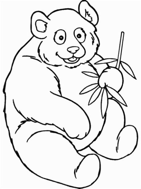 Dibujos Para Colorear Oso Panda: Dibujar y Colorear Fácil, dibujos de Un Osos Panda, como dibujar Un Osos Panda para colorear